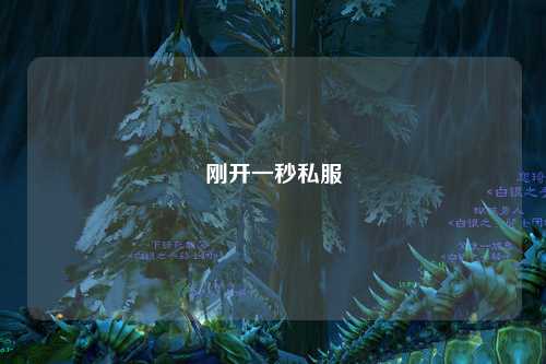 刚开一秒私服