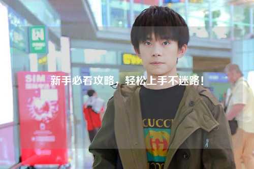 新手必看攻略,轻松上手不迷路!